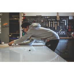 Helly Hansen Chelsea Evolution Hoodie Grey Melange 2X Large 49" Chest