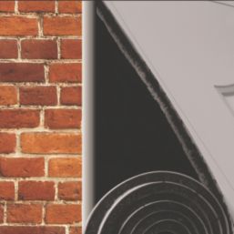 Stormguard Brush Pile Extra Thick Weatherstrip Black/Grey 7m