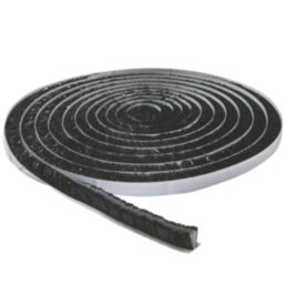 Stormguard Brush Pile Extra Thick Weatherstrip Black/Grey 7m