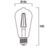 Sylvania ToLEDo Retro V5 CL 827 SL E27 ST64 LED Light Bulb  806lm 7W