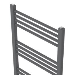 Flomasta 1100mm x 500mm 853BTU Grey Flat Electric Towel Radiator