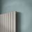 Flomasta  1500mm x 578mm 5237BTU Silver Vertical Designer Radiator