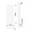 Flomasta  1500mm x 578mm 5237BTU Silver Vertical Designer Radiator