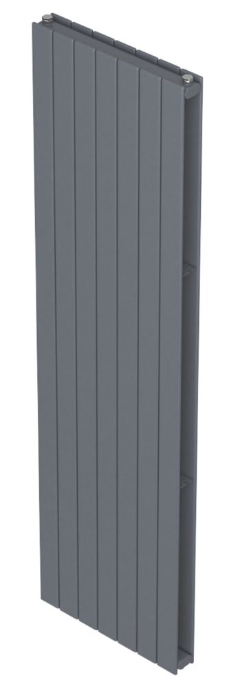 Flomasta 1500mm x 578mm 5237BTU Silver Vertical Designer Radiator