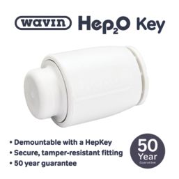 Hep2O  Plastic Push-Fit Stop End 10mm