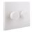 British General 900 Series 2-Gang 2-Way LED Dimmer Switch  White