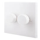 British General 900 Series 2-Gang 2-Way LED Dimmer Switch  White