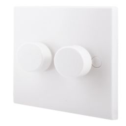 British General 900 Series 2-Gang 2-Way LED Dimmer Switch  White