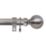 Renaissance Brushed Nickel Curtain Pole 28/25mm x 180-340cm
