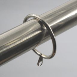 Renaissance Brushed Nickel Curtain Pole 28/25mm x 180-340cm