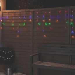 300 LED Indoor & Outdoor Multi Colour Icicle Christmas Lights
