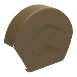 Manthorpe Brown Ridge End Caps 2 Pack