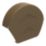 Manthorpe Brown Ridge End Caps 2 Pack