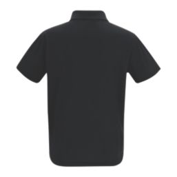 Regatta Pro Wicking Pique Polo Shirt Black X Large 47" Chest