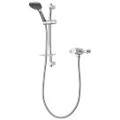 Triton Leona Rear-Fed Exposed Chrome Thermostatic Mixer Shower