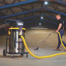 V-Tuf Mammoth110-Stainless 2500W 80Ltr  Wet & Dry Industrial Vacuum Cleaner 110V