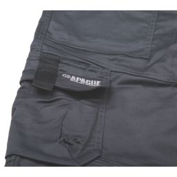 Apache ATS 3D Stretch Work Trousers Black / Grey 38" W 29" L