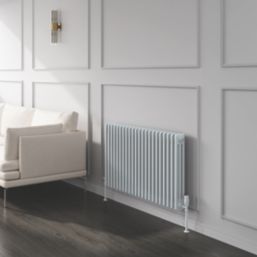 Reina 500mm x 785mm 2931BTU White Horizontal 3 Column Radiator