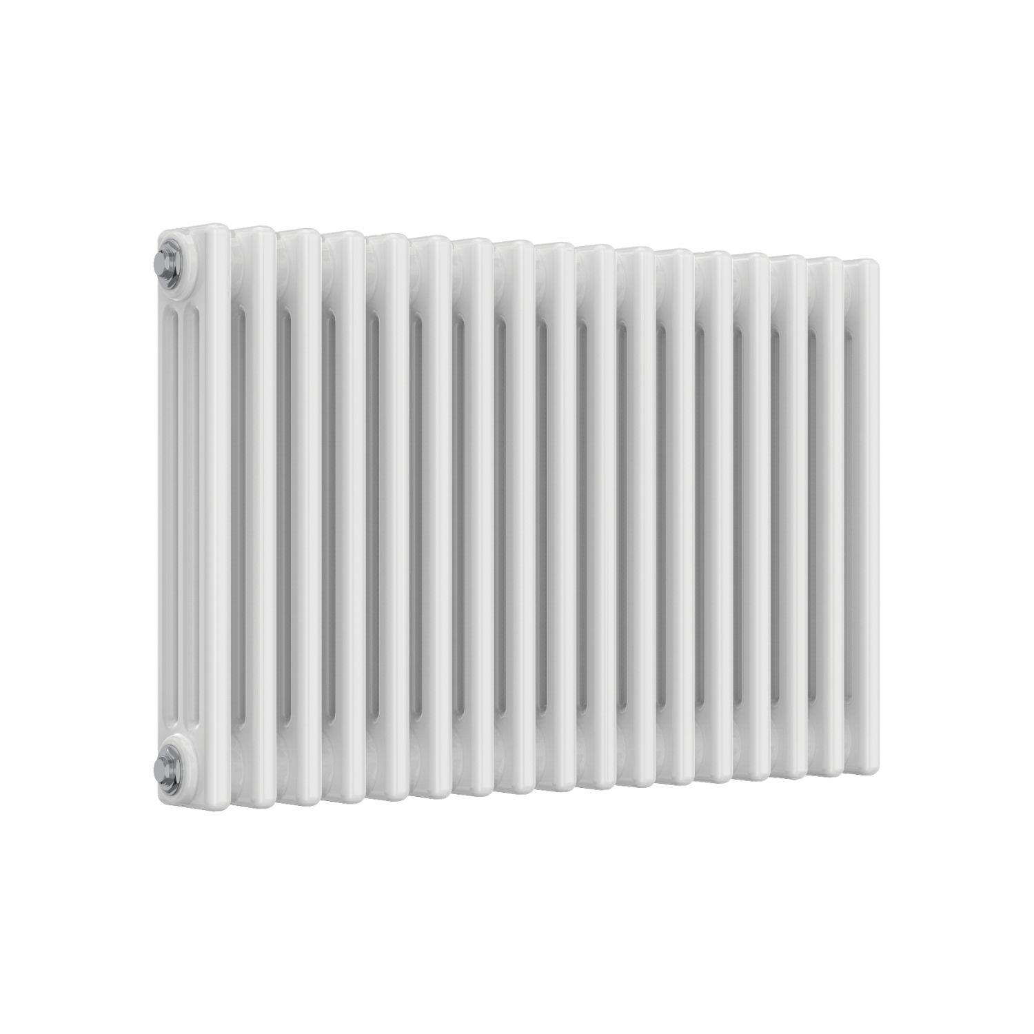 Reina 500mm x 785mm 2931BTU White Horizontal 3 Column Radiator (880LH)