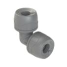 PolyPlumb Enhanced  Plastic Push-Fit Equal 90° Elbow 10mm