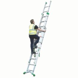 TB Davies  Aluminium 6.25m Combination Ladder
