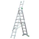 TB Davies  Aluminium 6.25m Combination Ladder