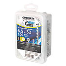 Optimaxx  TX Raised Self-Tapping Masonry Screws 6.5mm x 32mm 100 Pack