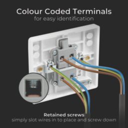 British General 800 Series 20A 1-Gang DP Water Heater Switch White