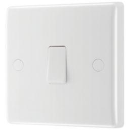 British General 800 Series 20A 1-Gang DP Water Heater Switch White
