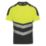 Regatta Hi-Vis XPro Short Sleeve T-Shirt Black/Yellow 3X Large 51" Chest