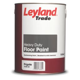 Leyland Trade 5Ltr Frigate Grey Satin Heavy Duty Floor Paint