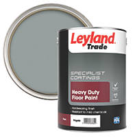 Leyland Trade  Satin Frigate Grey  Heavy Duty Floor Paint 5Ltr