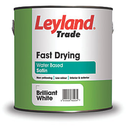 Leyland Trade Fast Drying Paint Brilliant White 2.5Ltr