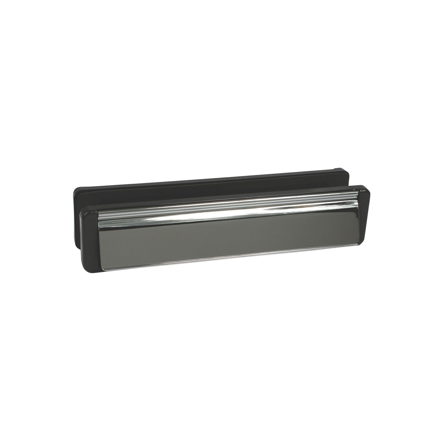 Fab & Fix Nu Mail Edge 68 Letter Plate 40-80 Hardex Chrome 310mm x 68mm (8816P)