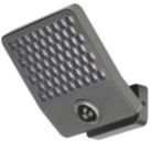 Lutec Atlantis Outdoor LED Anti-Glare Floodlight With PIR Sensor Dark Grey 24W 3200lm