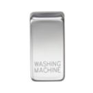 Knightsbridge 'WASHING MACHINE' Switch Cover Polished Chrome