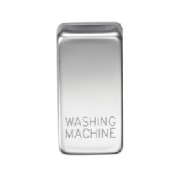 Knightsbridge 'WASHING MACHINE' Switch Cover Polished Chrome