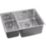 Abode Matrix R25 1.5 Bowl RH Brushed Stainless Steel Sink 580mm x 440mm