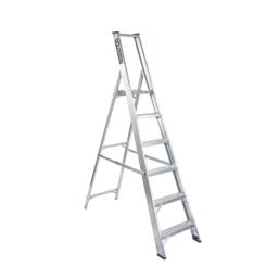 Lyte Aluminium 2.16m 6 Step Platform Step Ladder