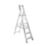 Lyte Aluminium 2.16m 6 Step Platform Step Ladder