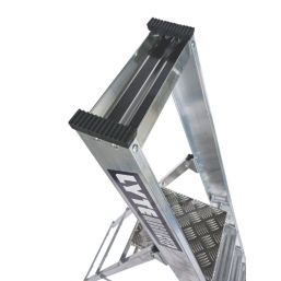 Lyte Aluminium 2.16m 6 Step Platform Step Ladder