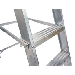 Lyte Aluminium 2.16m 6 Step Platform Step Ladder