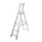 Lyte Aluminium 2.16m 6 Step Platform Step Ladder