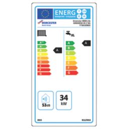 Worcester Bosch Greenstar 8000 Life 45C Gas Combi Boiler White
