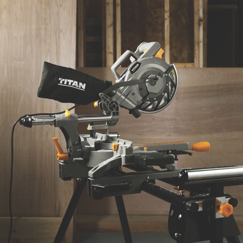 Titan TTB794MSW 210mm Single-Bevel Sliding Mitre Saw thumbnail 2