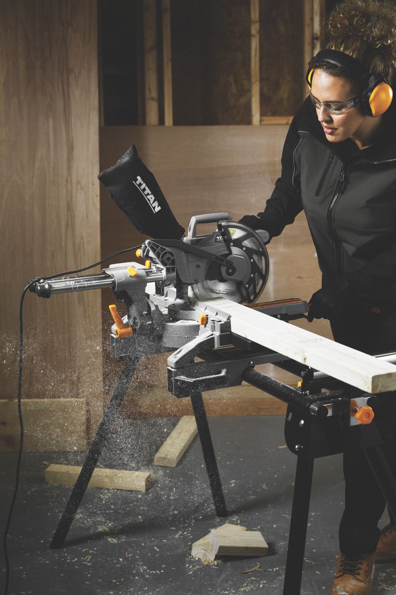 Titan TTB794MSW 210mm Single-Bevel Sliding Mitre Saw thumbnail 3