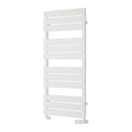 Reina 1124mm x 500mm 1834BTU White Flat Designer Towel Radiator