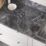 Wilsonart  Matt Black Marble Effect Laminate Worktop 3000mm x 600mm x 38mm