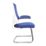Nautilus Designs Luna Medium Back Cantilever/Visitor Chair Blue