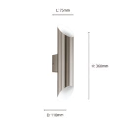 Eglo Agolada Outdoor LED Up/Down Wall Light White 7W 660lm